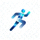 乐竟体育智能科技股份有限公司logo，白色版本用于深色背景